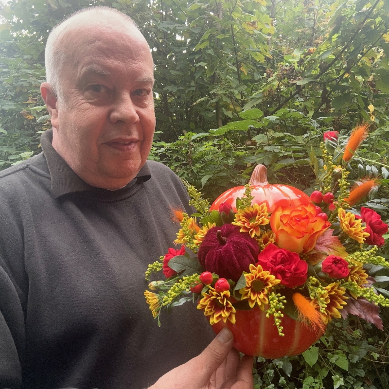 LOCAL Autumn Ceramic Pumpkin Arrangement