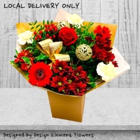 Christmas Golden Hand-tied Bouquet 