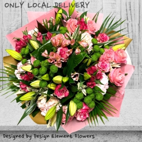 LOCAL Luxurious Romantic Pink Hand-tied 