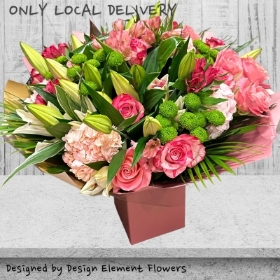 LOCAL Luxurious Romantic Pink Hand-tied 